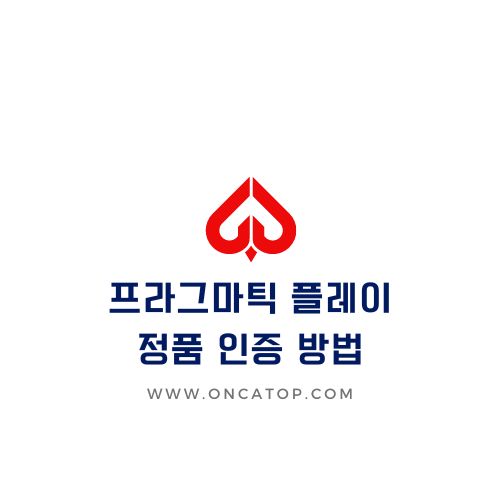 프라그마틱 플레이 정품 인증 방법